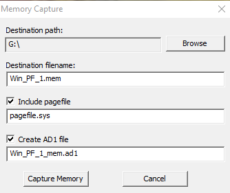 Memory Capture